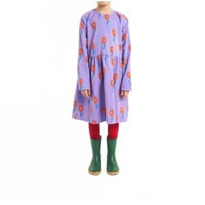NEW BOBO CHOSES flowers all over woven dress in purple